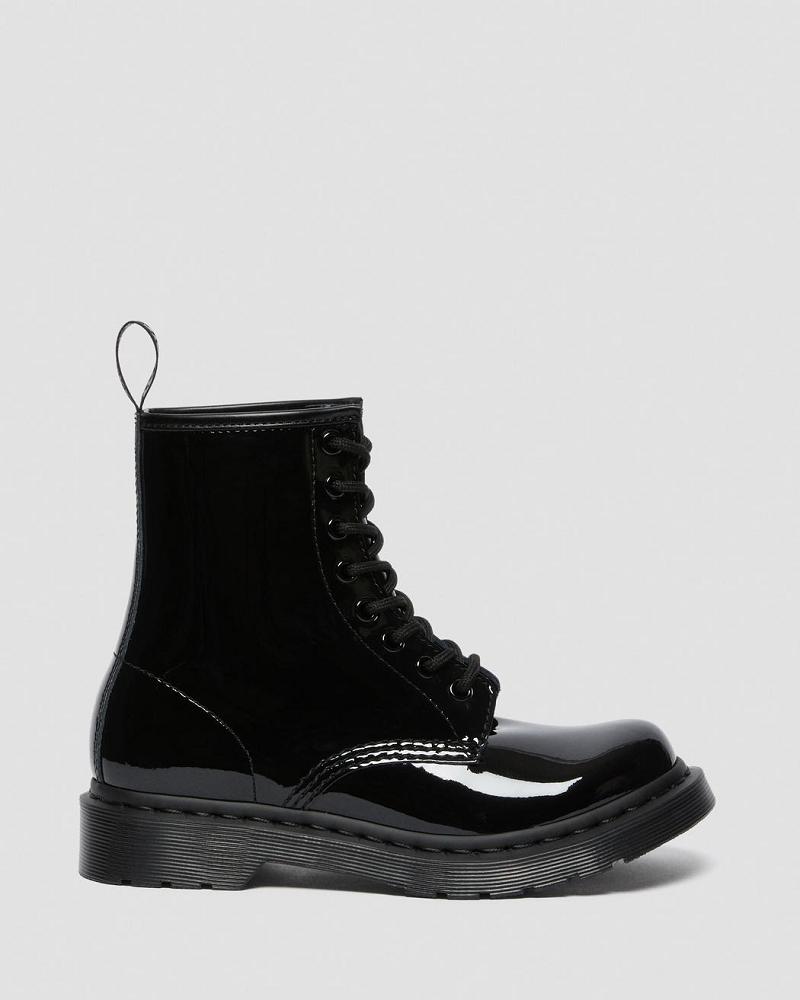 Dr Martens 1460 Mono Lak Læder Snørestøvler Dame Sort | DK 170NWY